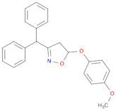 Isoxazole, 3-(diphenylmethyl)-4,5-dihydro-5-(4-methoxyphenoxy)-