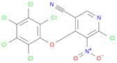 3-Pyridinecarbonitrile, 6-chloro-5-nitro-4-(pentachlorophenoxy)-