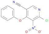 3-Pyridinecarbonitrile, 6-chloro-5-nitro-4-phenoxy-