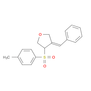 Furan, tetrahydro-3-[(4-methylphenyl)sulfonyl]-4-(phenylmethylene)-, (Z)-