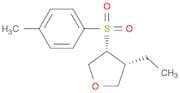 Furan, 3-ethyltetrahydro-4-[(4-methylphenyl)sulfonyl]-, cis-