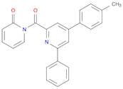 2(1H)-Pyridinone, 1-[[4-(4-methylphenyl)-6-phenyl-2-pyridinyl]carbonyl]-