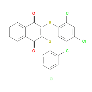 1,4-Naphthalenedione, 2,3-bis[(2,4-dichlorophenyl)thio]-