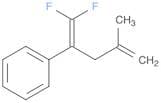 Benzene, [1-(difluoromethylene)-3-methyl-3-butenyl]-