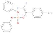 Phosphoric acid, 2,2-difluoro-1-(4-methylphenyl)ethenyl diphenyl ester