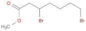 Heptanoic acid, 3,7-dibromo-, methyl ester