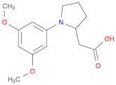 2-Pyrrolidineacetic acid, 1-(3,5-dimethoxyphenyl)-