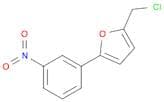 Furan, 2-(chloromethyl)-5-(3-nitrophenyl)-