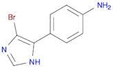 Benzenamine, 4-(5-bromo-1H-imidazol-4-yl)-