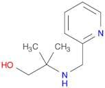 2-Methyl-2-((pyridin-2-ylmethyl)amino)propan-1-ol