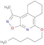 Isoxazolo[5,4-c]isoquinoline, 5-(hexyloxy)-6,7,8,9-tetrahydro-1-methyl-