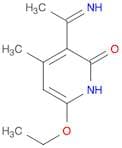 2(1H)-Pyridinone, 6-ethoxy-3-(1-iminoethyl)-4-methyl-