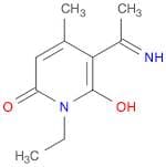 2(1H)-Pyridinone, 1-ethyl-6-hydroxy-5-(1-iminoethyl)-4-methyl-