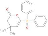 2H-Pyran-2-one, 6-(diphenylphosphinyl)-3,4-dihydro-4,4-dimethyl-