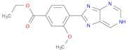 Benzoic acid, 3-methoxy-4-(1H-purin-8-yl)-, ethyl ester