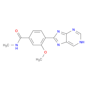 Benzamide, 3-methoxy-N-methyl-4-(1H-purin-8-yl)-