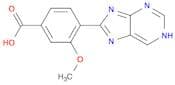 Benzoic acid, 3-methoxy-4-(1H-purin-8-yl)-
