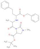 1-METHYL-2-OXO-3-[1-OXO-2-[[3-PHENYL-1-[(PHENYLMETHOXY)CARBONYL]PROPYL]AMINO]PROPYL]-4-IMIDAZOLIDI…