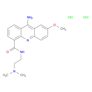 4-Acridinecarboxamide,9-amino-N-[2-(dimethylamino)ethyl]-7-methoxy-, hydrochloride (1:2)