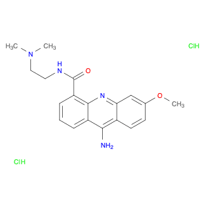 4-Acridinecarboxamide,9-amino-N-[2-(dimethylamino)ethyl]-6-methoxy-, hydrochloride (1:2)