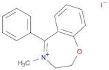 1,4-Benzoxazepinium, 2,3-dihydro-4-methyl-5-phenyl-, iodide