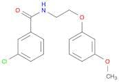 Benzamide, 3-chloro-N-[2-(3-methoxyphenoxy)ethyl]-