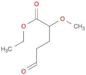 Pentanoic acid, 2-methoxy-5-oxo-, ethyl ester