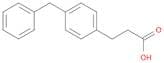 Benzenepropanoic acid, 4-(phenylmethyl)-