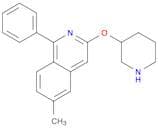 Isoquinoline, 6-methyl-1-phenyl-3-(3-piperidinyloxy)-