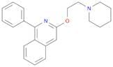 Isoquinoline, 1-phenyl-3-[2-(1-piperidinyl)ethoxy]-