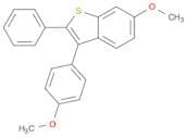 Benzo[b]thiophene, 6-methoxy-3-(4-methoxyphenyl)-2-phenyl-