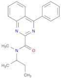 2-Quinazolinecarboxamide, N-methyl-N-(1-methylpropyl)-4-phenyl-