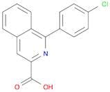 3-Isoquinolinecarboxylic acid, 1-(4-chlorophenyl)-