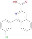 3-Isoquinolinecarboxylic acid, 1-(3-chlorophenyl)-
