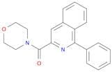 Morpholine, 4-[(1-phenyl-3-isoquinolinyl)carbonyl]-