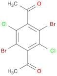 Ethanone, 1,1'-(2,5-dibromo-3,6-dichloro-1,4-phenylene)bis-
