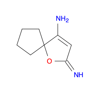 1-Oxaspiro[4.4]non-3-en-4-amine, 2-imino-