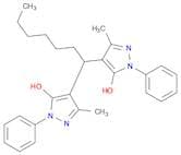 1H-Pyrazol-5-ol, 4,4'-heptylidenebis[3-methyl-1-phenyl-