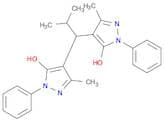 1H-Pyrazol-5-ol, 4,4'-(2-methylpropylidene)bis[3-methyl-1-phenyl-