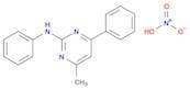 2-Pyrimidinamine, 4-methyl-N,6-diphenyl-, mononitrate
