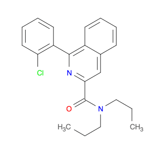 3-Isoquinolinecarboxamide, 1-(2-chlorophenyl)-N,N-dipropyl-
