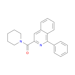 Piperidine, 1-[(1-phenyl-3-isoquinolinyl)carbonyl]-