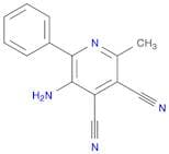 3,4-Pyridinedicarbonitrile, 5-amino-2-methyl-6-phenyl-