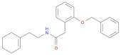 Benzeneacetamide, N-[2-(1-cyclohexen-1-yl)ethyl]-2-(phenylmethoxy)-