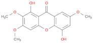 9H-Xanthen-9-one, 1,5-dihydroxy-2,3,7-trimethoxy-
