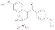 1-Pentanone, 1,2-bis(4-methoxyphenyl)-4-methyl-4-nitro-