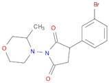 2-(M-BROMOPHENYL)-N-(3-METHYLMORPHOLINO)SUCCINIMIDE