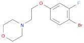 Morpholine, 4-[2-(4-bromo-3-fluorophenoxy)ethyl]-