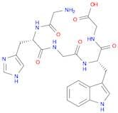 Glycine, N-[N-[N-(N-glycyl-L-histidyl)glycyl]-L-tryptophyl]-