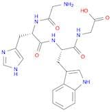 Glycine, N-[N-(N-glycyl-L-histidyl)-L-tryptophyl]-